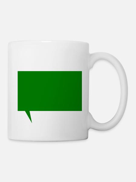 Text message template to design yourself - Mug - white