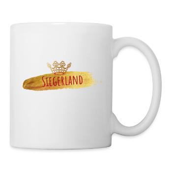Goldenes Siegerland - Deine Stadt - dein Design - Tasse - Weiß - Rechts
