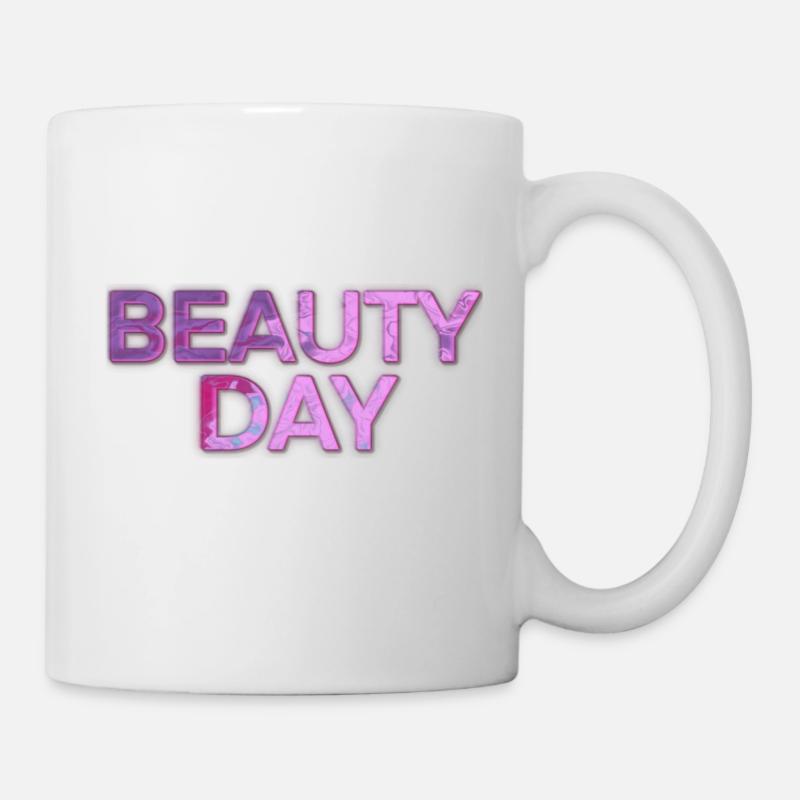 Beauty Day - Tasse - Weiß