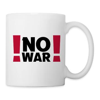 Pas de guerre Paix Paix Mondiale Ukraine - Mug blanc - blanc - Droite