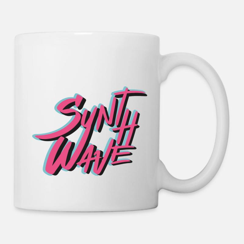 Synthwave - Tasse - Weiß