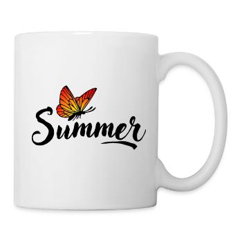 Summer - Tasse - Weiß - Rechts