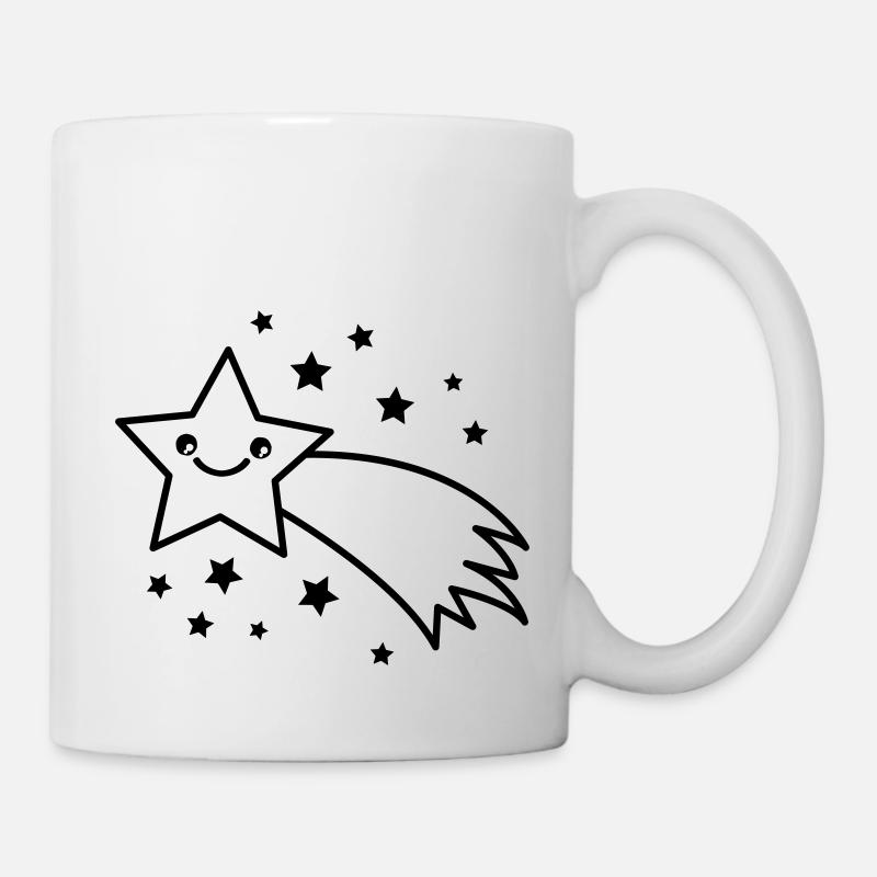 Shooting star - Mug - white