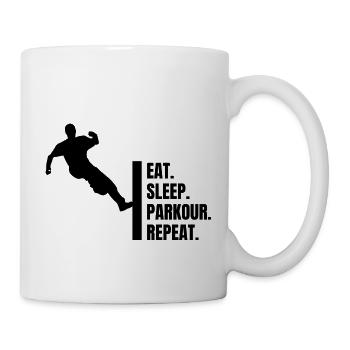Parkour Runner Cadeau Parkour Runner Sports Extrêmes - Mug blanc - blanc - Droite