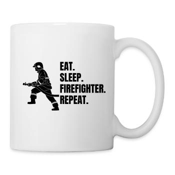 Fire Brigade Gift Firefighter Saying - Mug - white - Right