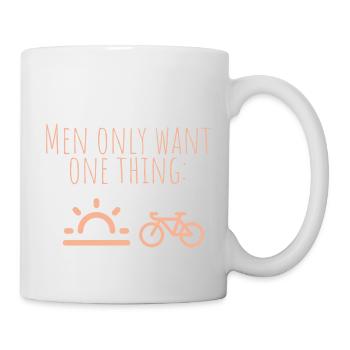 MowoT Fahrrad an der Sonne - Tasse - Weiß - Rechts