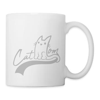 Zitat Cat Mom Design - Tasse - Weiß - Rechts