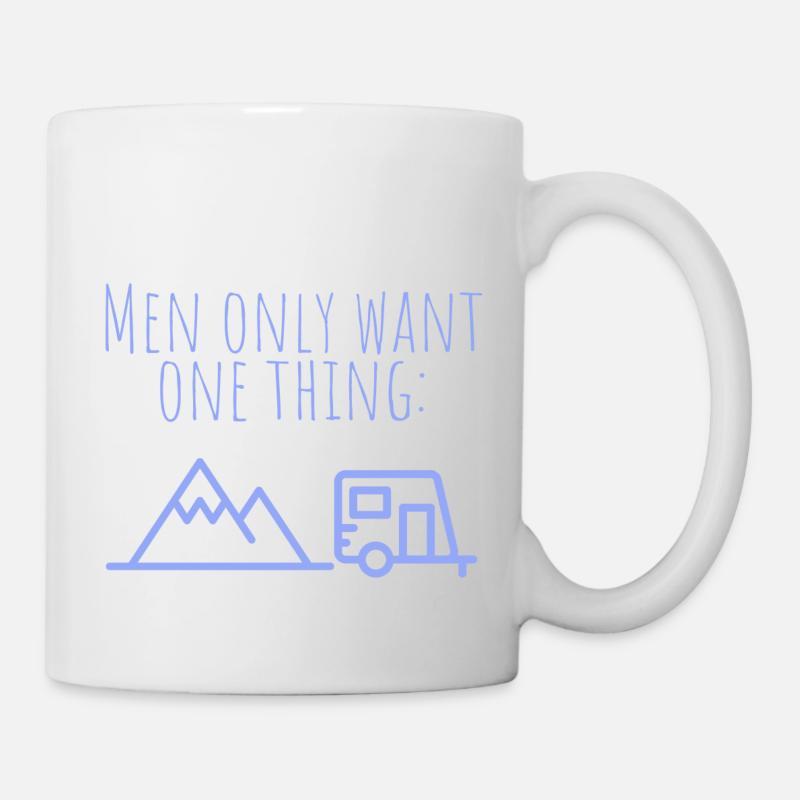 MowoT Wohnwagen am Berg - Tasse - Weiß