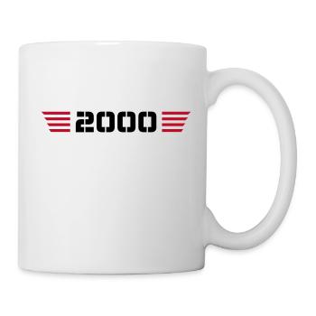 Year of birth Birthday Born In - Made in 2000 - Mug - white - Right