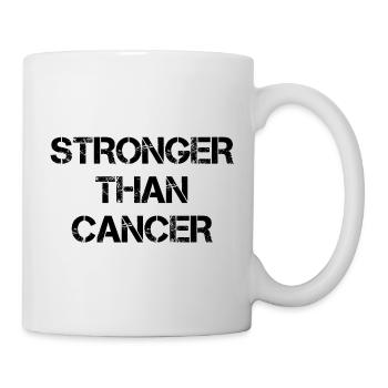 Stronger Than Cancer - Tasse - Weiß - Rechts
