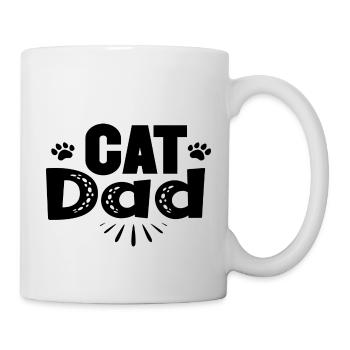 Chat Papa - Mug blanc - blanc - Droite