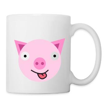 piggy - Tasse - Weiß - Rechts