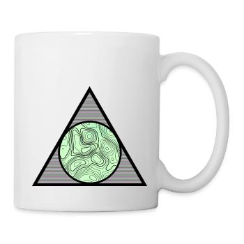 Dreieck - Tasse - Weiß - Rechts