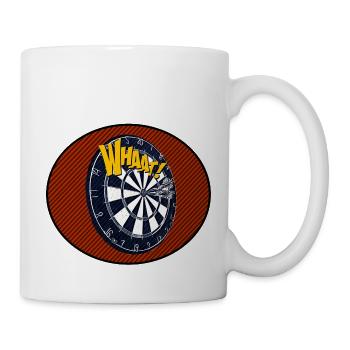 Dart Bulls eye Quel Pop Art - Mug blanc - blanc - Droite