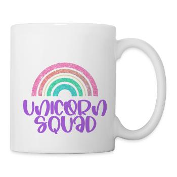 Unicorn Squad Licorne Cheval Arc-en-ciel Fée - Mug blanc - blanc - Droite