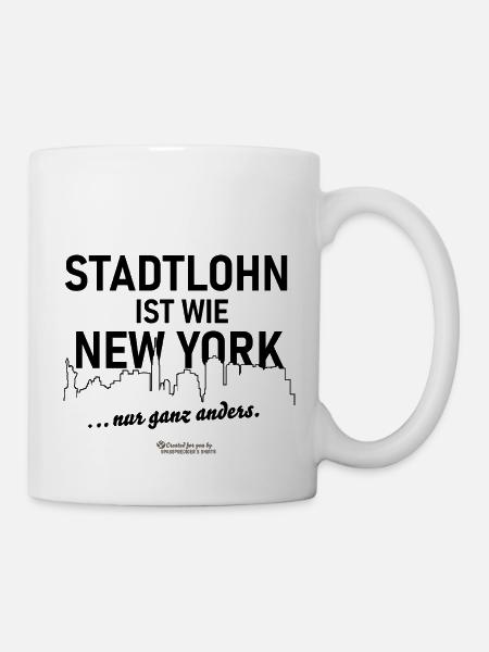 Stadtlohn ist wie New York - Tasse - Weiß