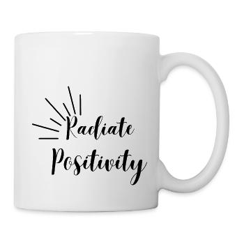 Radiate Positivity | Positive Vibes - Mug - white - Right