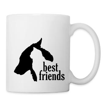 Dog Cat Best Friends Faithful Companion Companion - Mug - white - Right