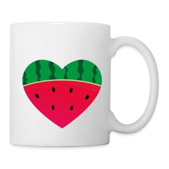 Melon Heart - Tasse - Weiß - Rechts