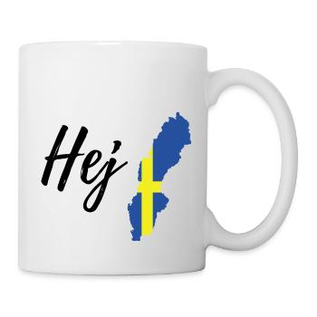 Hej Schweden - Tasse - Weiß - Rechts