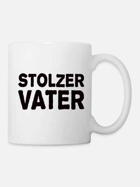 Stolzer Vater - Tasse - Weiß