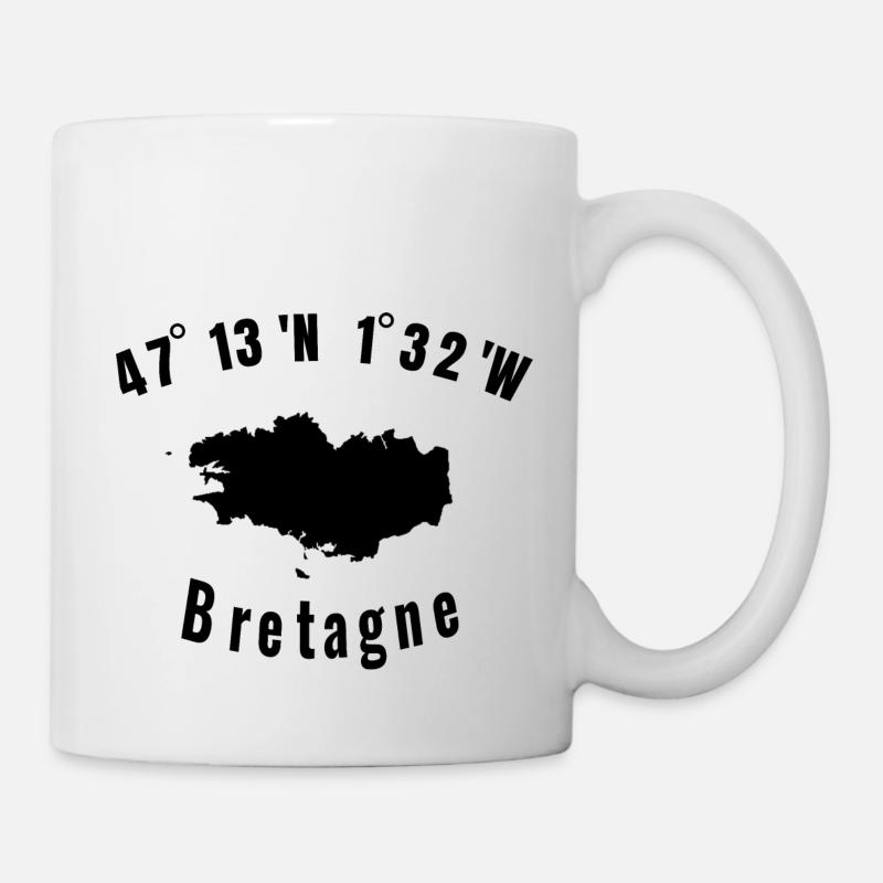 Bretagne Frankreich Urlaub Bretonen Idee - Tasse - Weiß