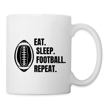 Entraîneur de football américain Fan de football américain - Mug blanc - blanc - Droite