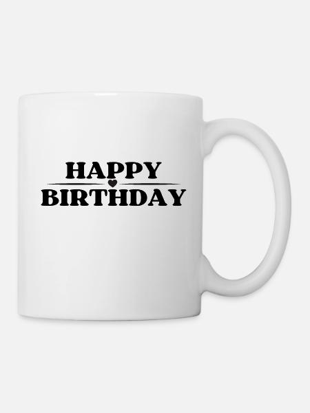 Bon anniversaire - Mug blanc - blanc