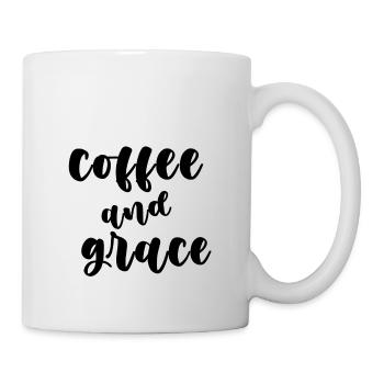 coffee and grace - Mug - white - Right