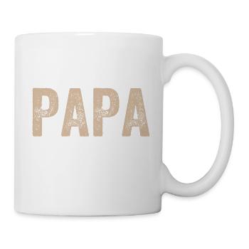 Papa Das Original Herren Vatertag Ehemann Familie - Tasse - Weiß - Rechts