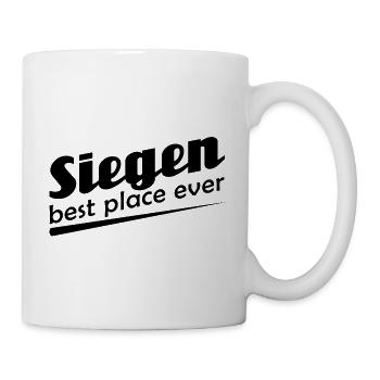 Siegen - Stadt best place ever - Tasse - Weiß - Rechts