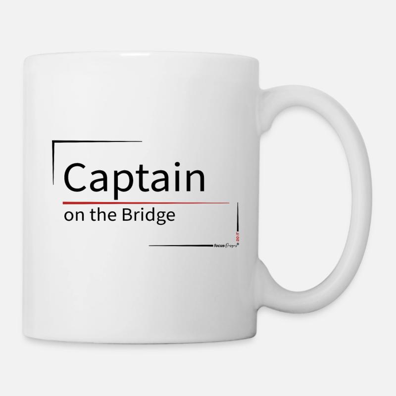 Captain on the Bridge - Mug - white