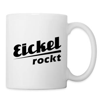 Eickel rockt - Textdesign mit Stadtnamen - Tasse - Weiß - Rechts