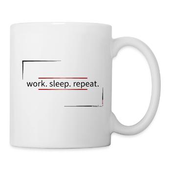 work.sleep.repeat - Mug - white - Right