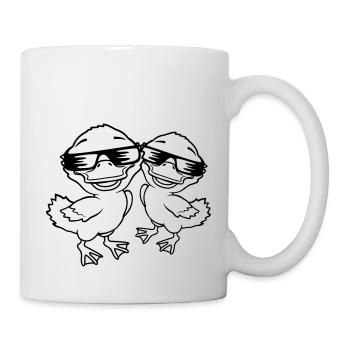 Team 2 cool ducklings - Mug - white - Right