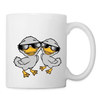 2 Cool Duckling Sunglasses - Mug - white - Right