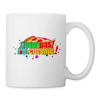 J'peux pas j'ai cuisine - Mug blanc - blanc - Droite