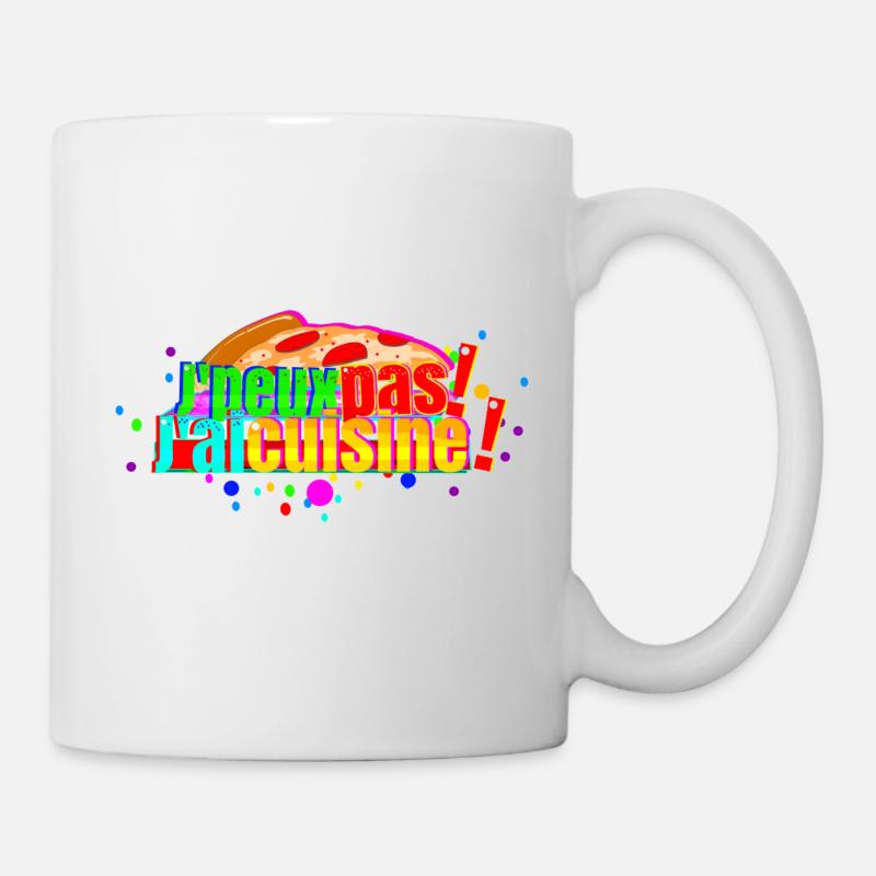 J'peux pas j'ai cuisine - Mug blanc - blanc
