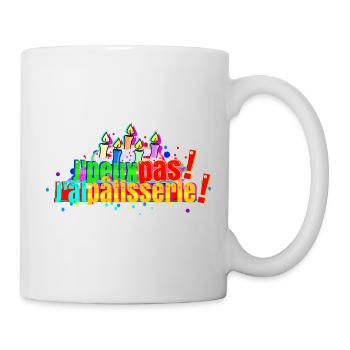 J'peux pas j'ai pâtisserie - Mug blanc - blanc - Droite
