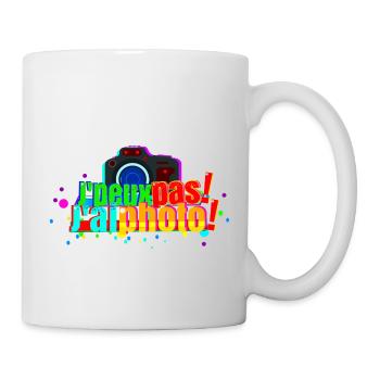 J'peux pas j'ai photo - Mug blanc - blanc - Droite