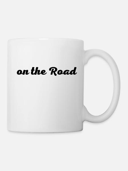 On the Road - Tasse - Weiß