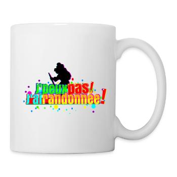 J'peux pas j'ai randonnée - Mug blanc - blanc - Droite