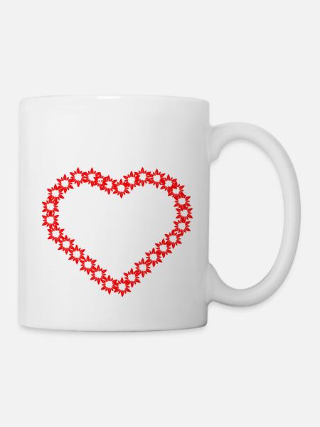 Herz - Tasse - Weiß