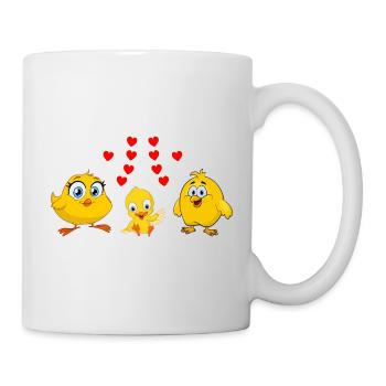 Family chicks - Mug - white - Right