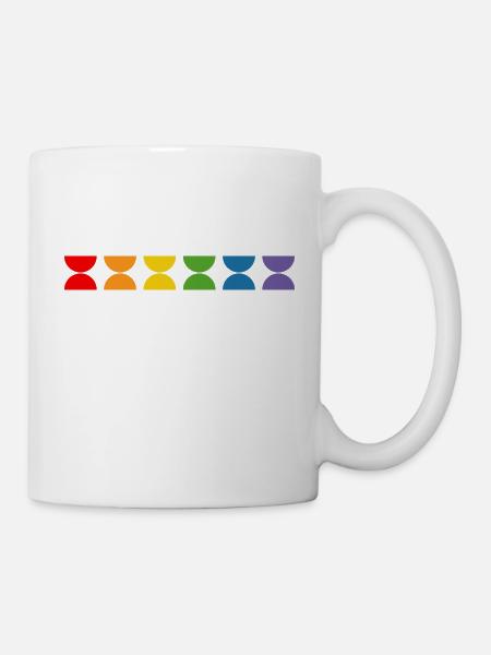 Rainbow Fun Shirt - Tasse - Weiß