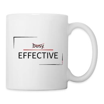 busy EFFECTIVE - Tasse - Weiß - Rechts