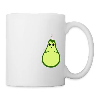 Birne - Tasse - Weiß - Rechts