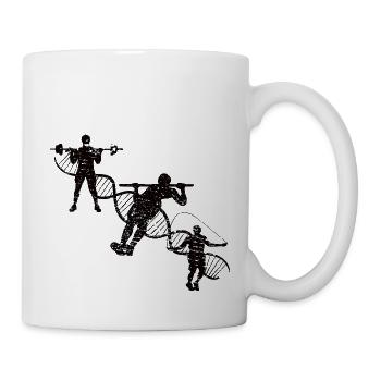 Fitness Bodybuilder Musculation Athlètes Muscle - Mug blanc - blanc - Droite