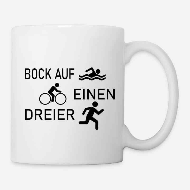 triathlon - Tasse - Weiß