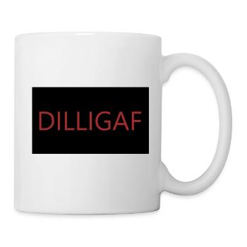 DILLIGAF Aufdruck - Tasse - Weiß - Rechts